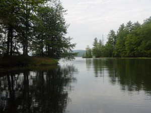 Yes, this is a real lake and not fictional.